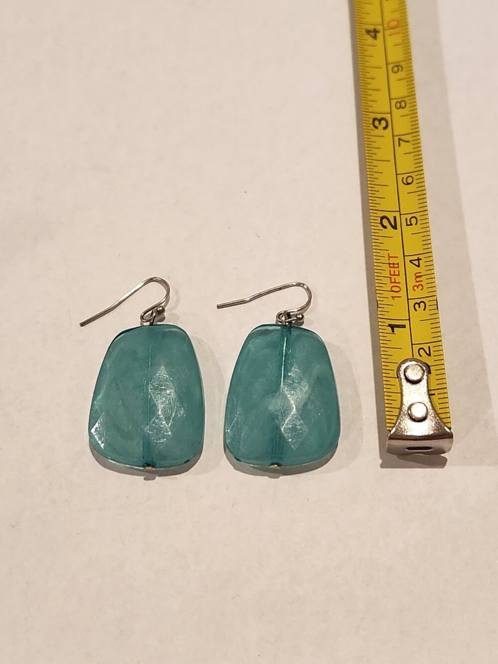 Charming Charlie - Sea Glass Green Dangle Earrings